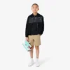 Colorblock-Poloshirt im Petit-Piqué-Stil