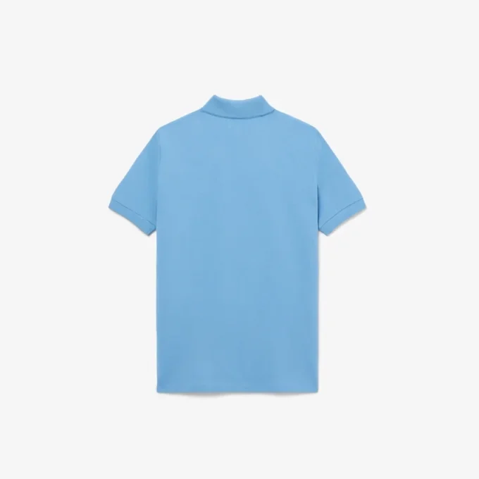 Colorblock-Poloshirt im Petit-Piqué-Stil