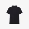 Colorblock-Poloshirt im Petit-Piqué-Stil