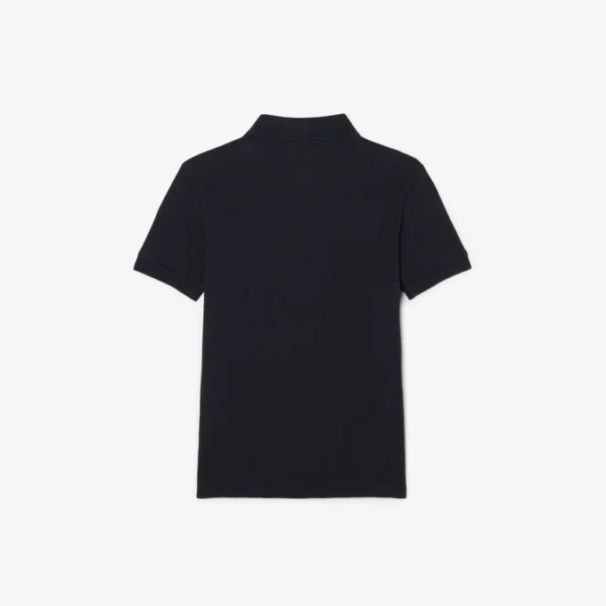 Colorblock-Poloshirt im Petit-Piqué-Stil