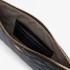 Crocodelle-Leder-Clutch