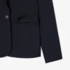 Damen-Blazer aus Wolle mit gesticktem Logo und schmaler Passform