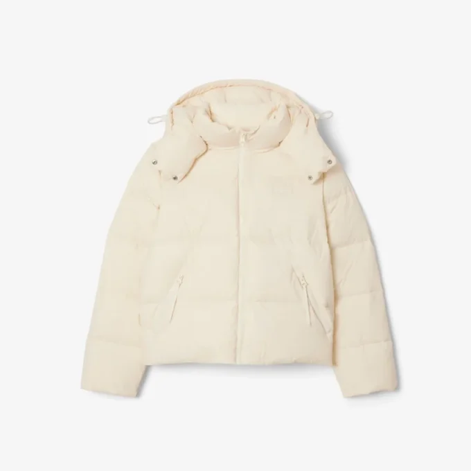 Damen-Daunenjacke mit Kapuze in lockerer Passform