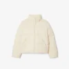 Damen-Daunenjacke mit Kapuze in lockerer Passform