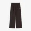 Damen-Fleece-Jogginghose mit weitem Bein
