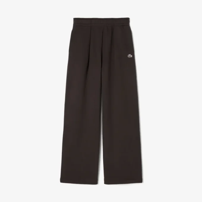 Damen-Fleece-Jogginghose mit weitem Bein