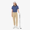Damen-Golf-Poloshirt mit UV-Schutz in Regular-Passform