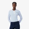 Damen-Golf-Pullover mit Stretch-Poloshirt-Kragen