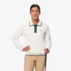 Damen-Golf-Pullover mit Stretch-Poloshirt-Kragen