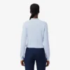 Damen-Golf-Pullover mit Stretch-Poloshirt-Kragen
