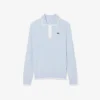 Damen-Golf-Pullover mit Stretch-Poloshirt-Kragen