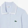 Damen-Golfpullover mit Polokragen und kurzen Ärmeln