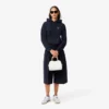 Damen-Hoodie mit lockerer Passform aus Piqué