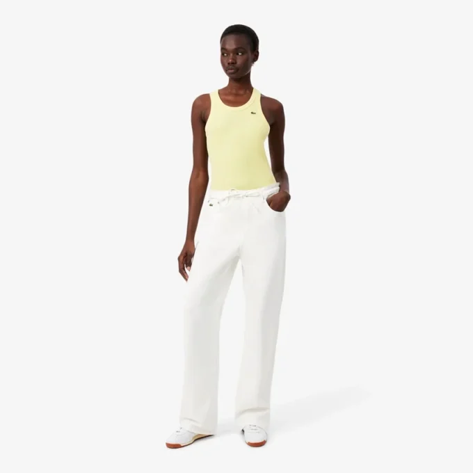 Damen-Jeans mit weitem Bein