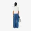 Damen-Jeans mit weitem Bein