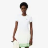 Damen-Jersey-T-Shirt mit Kontrastbesatz