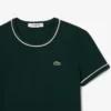 Damen-Jersey-T-Shirt mit Kontrastbesatz