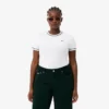 Damen-Jersey-T-Shirt mit Kontrastbesatz