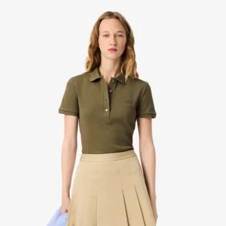 Damen L.12.D Slim Fit Stretch Mini Piqua Poloshirt
