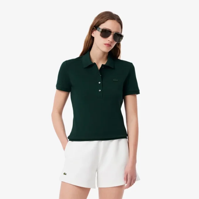 Damen L.12.D Slim Fit Stretch Mini Piqua Poloshirt