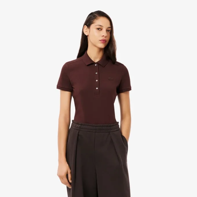 Damen L.12.D Slim Fit Stretch Mini Piqua Poloshirt