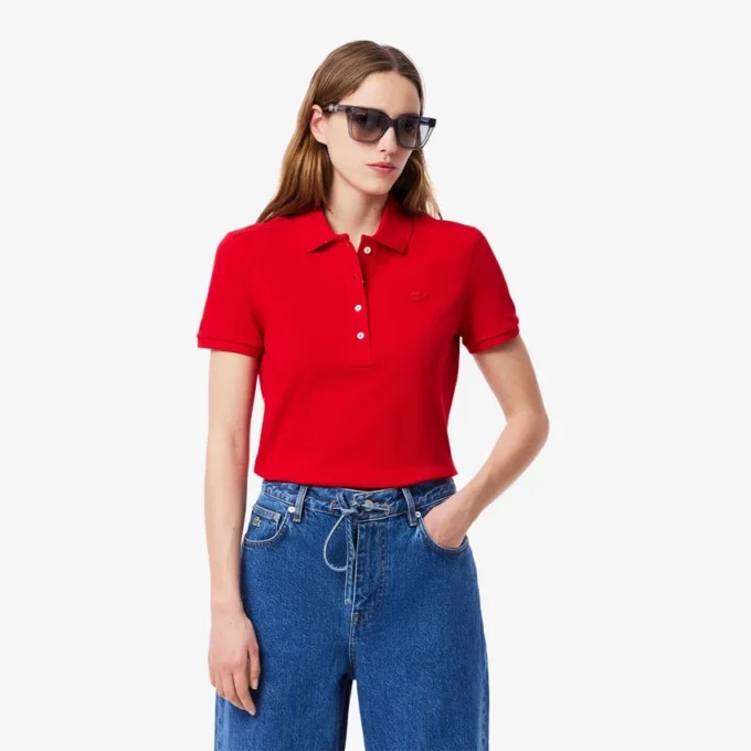 Damen L.12.D Slim Fit Stretch Mini Piqua Poloshirt