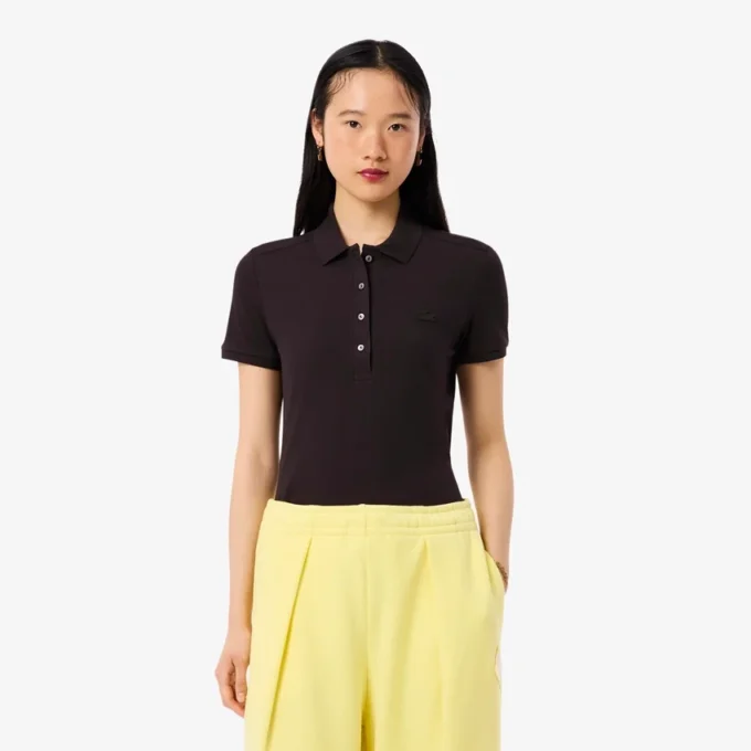 Damen L.12.D Slim Fit Stretch Mini Piqua Poloshirt