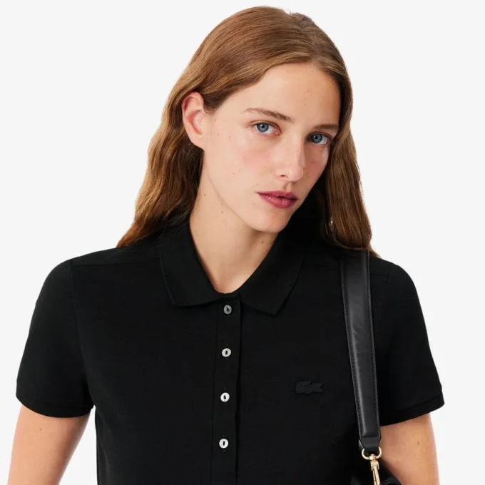 Damen L.12.D Slim Fit Stretch Mini Piqua Poloshirt