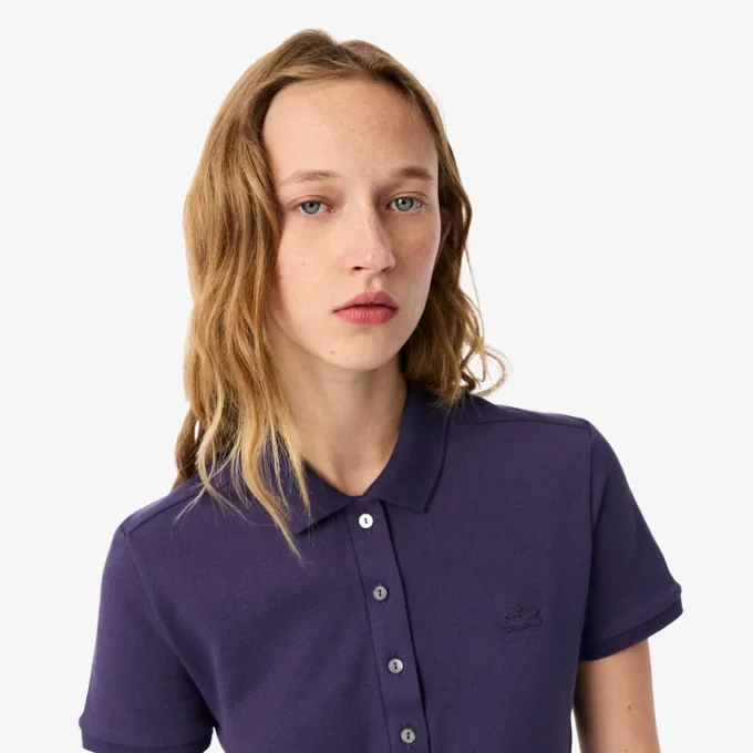 Damen L.12.D Slim Fit Stretch Mini Piqua Poloshirt