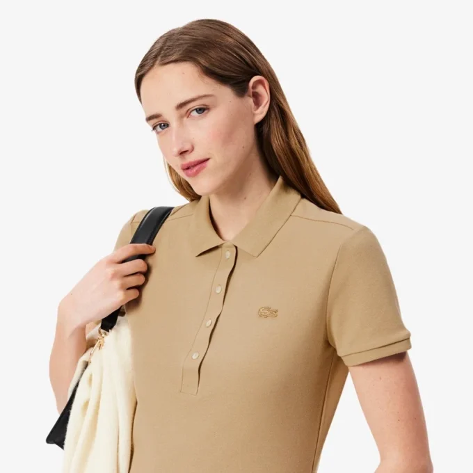 Damen L.12.D Slim Fit Stretch Mini Piqua Poloshirt