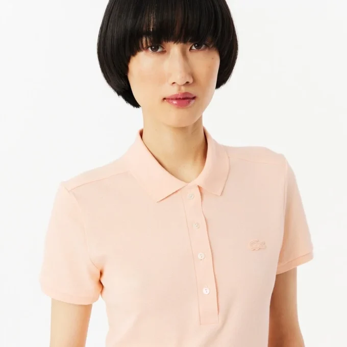Damen L.12.D Slim Fit Stretch Mini Piqua Poloshirt