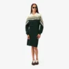 Damen-Piqué-Kleid in Slim Fit, hergestellt in Frankreich