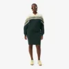 Damen-Piqué-Kleid in Slim Fit, hergestellt in Frankreich