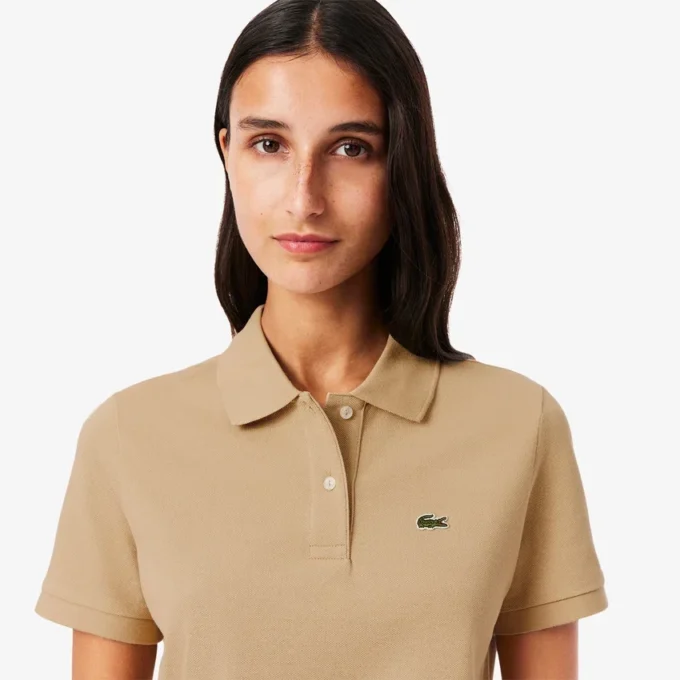 Damen-Poloshirt in Regular Fit aus geschmeidigem Petit Piqué