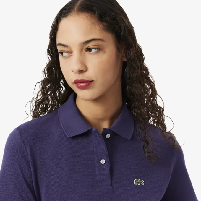 Damen-Poloshirt in Regular Fit aus geschmeidigem Petit Piqué