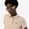 Damen-Poloshirt in Regular Fit aus geschmeidigem Petit Piqué
