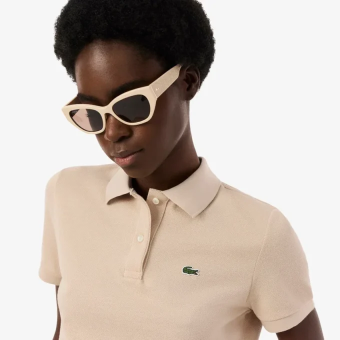 Damen-Poloshirt in Regular Fit aus geschmeidigem Petit Piqué