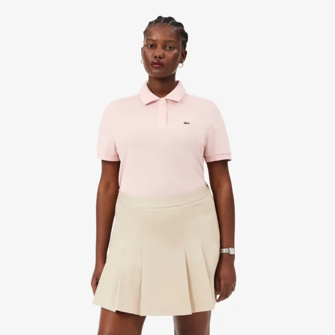 Damen-Poloshirt in Regular Fit aus geschmeidigem Petit Piqué