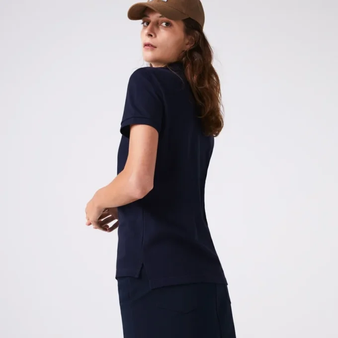 Damen-Poloshirt in Regular Fit aus geschmeidigem Petit Piqué