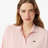 Damen-Poloshirt in Relaxed Fit aus Piqué