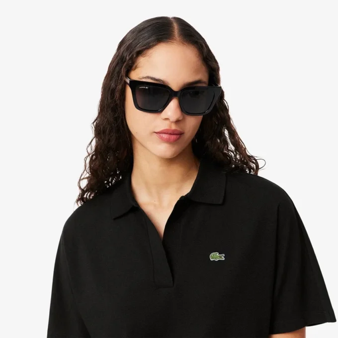 Damen-Poloshirt in Relaxed Fit aus Piqué