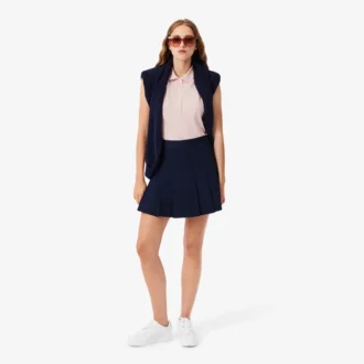 Damen-Poloshirt L.12.12 Slim Fit, ärmellos, Stretch