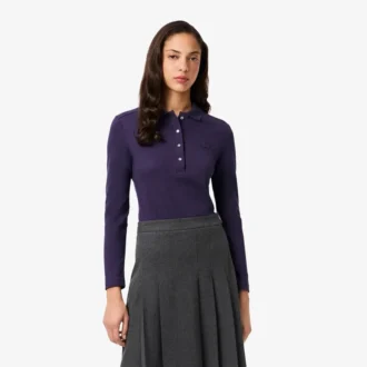 Damen-Poloshirt L.12.12 Slim Fit Stretch Mini Piqua