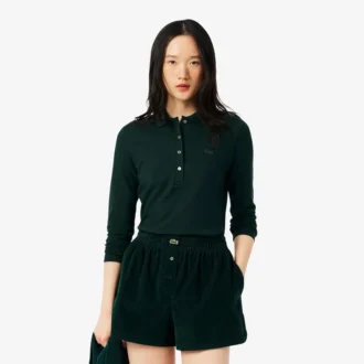 Damen-Poloshirt L.12.12 Slim Fit Stretch Mini Piqua