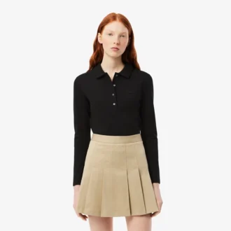 Damen-Poloshirt L.12.12 Slim Fit Stretch Mini Piqua