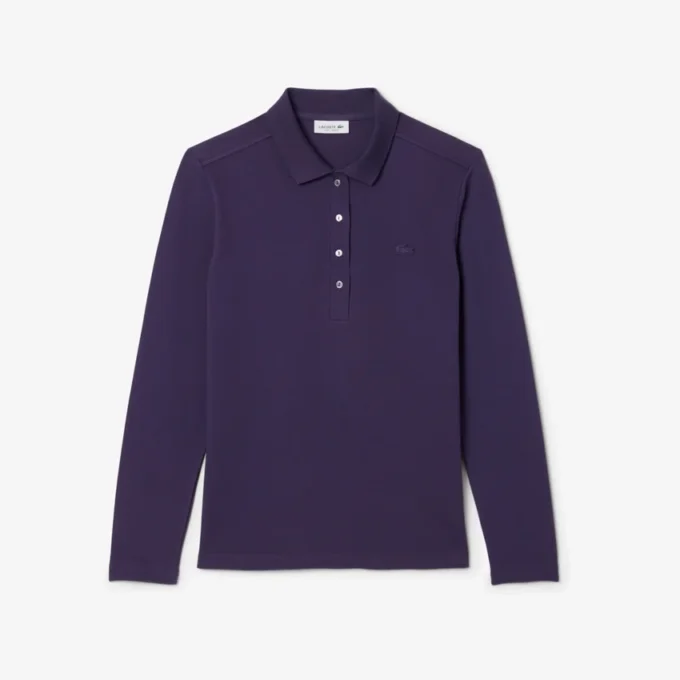 Damen-Poloshirt L.12.12 Slim Fit Stretch Mini Piqua