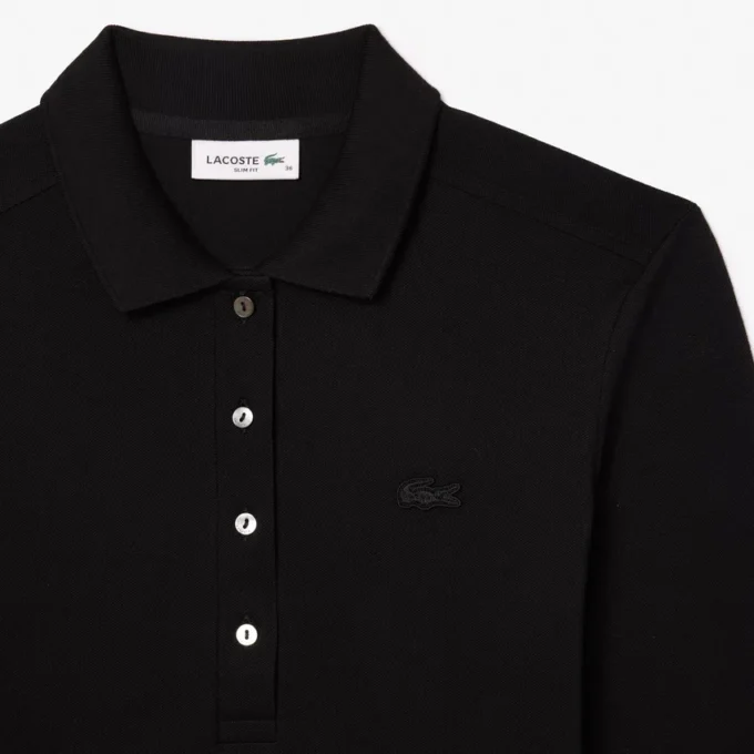 Damen-Poloshirt L.12.12 Slim Fit Stretch Mini Piqua