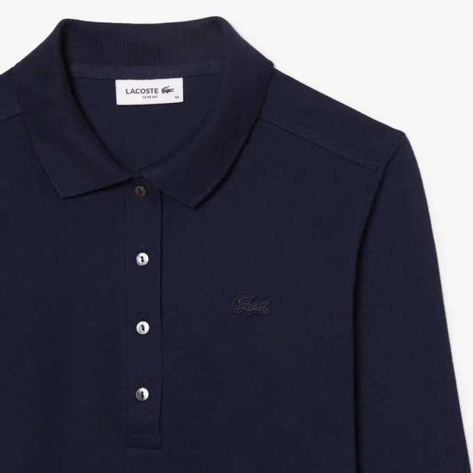 Damen-Poloshirt L.12.12 Slim Fit Stretch Mini Piqua