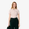 Damen-Poloshirt L.12.D Slim Fit aus gerippter Baumwolle