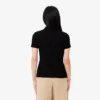 Damen-Poloshirt L.12.D Slim Fit aus gerippter Baumwolle